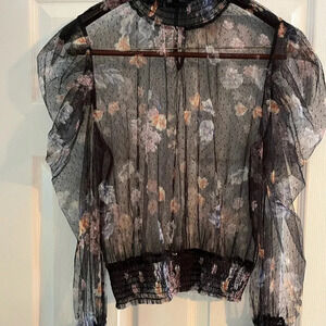 LIFE floral top